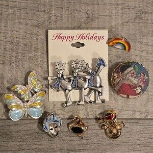 Brooches Pins Bundle of 7